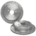 2 x Rear Drilled + Slotted Disc Brake Rotors for Toyota 86 ZN6 GTS (2012–2015)