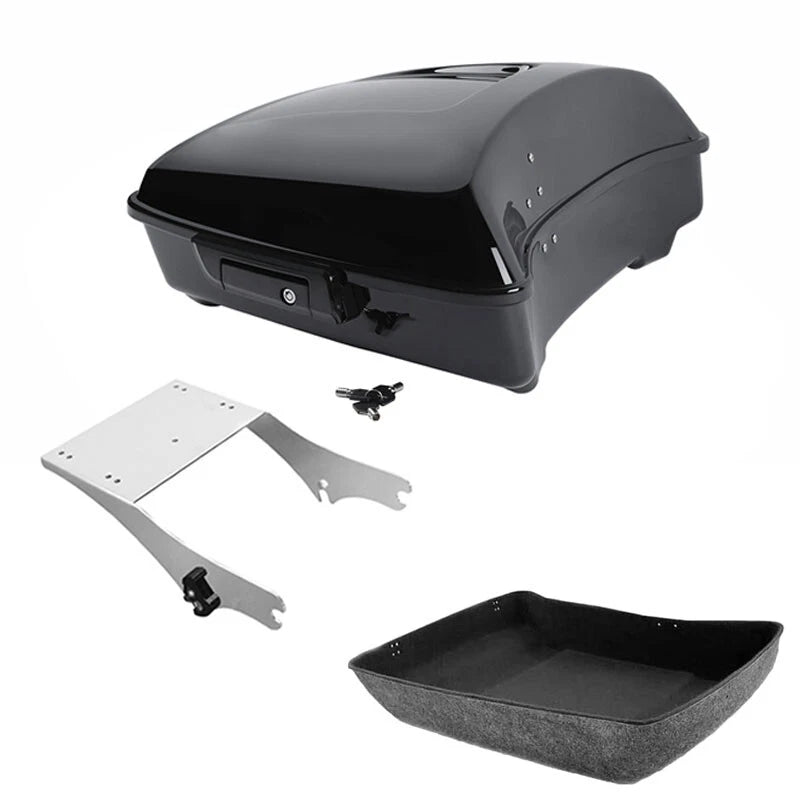 Chopped Trunk Mount Rack for Harley Touring Road King FLHR (1997–2008)