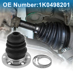 Inner CV Joint Boot Kit w/ Clamps for Audi A3 (2006–2013), A4 (2000)