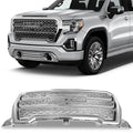 Chrome Front Upper Grille for GMC Sierra 1500 Denali (2019–2021)
