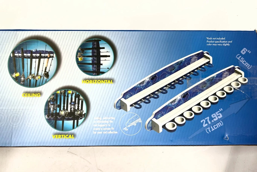 3-in-1 Storage 10-Rod Rack for Rush Creek Creations (90-5555)