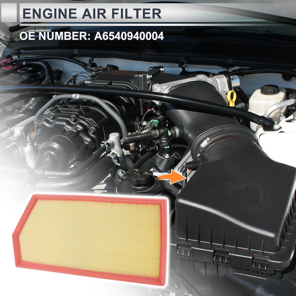 Engine Air Filter No.A6540940004 for Mercedes-Benz GLE450 4Matic (2020–2025)