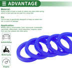 Set of 5 Oil Seal Rotary Shaft Seal 35x45x6mm TPU High Pressure