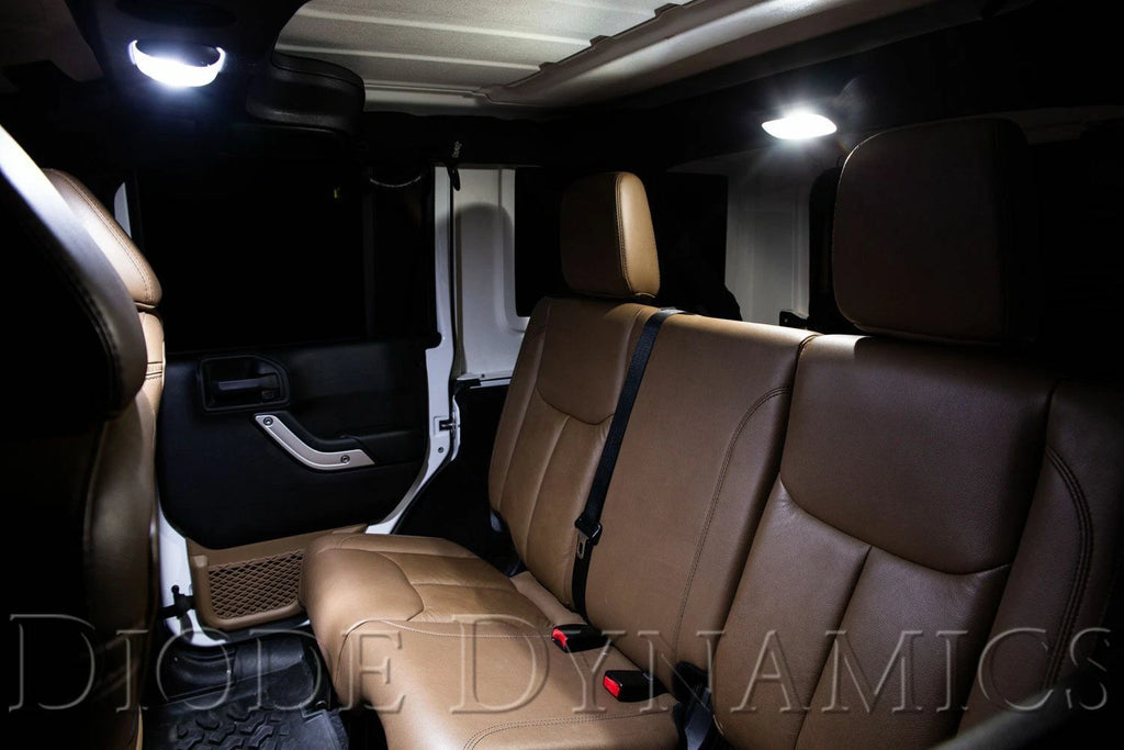 Interior White LED Light Kit for Jeep Wrangler JK (2007–2018)