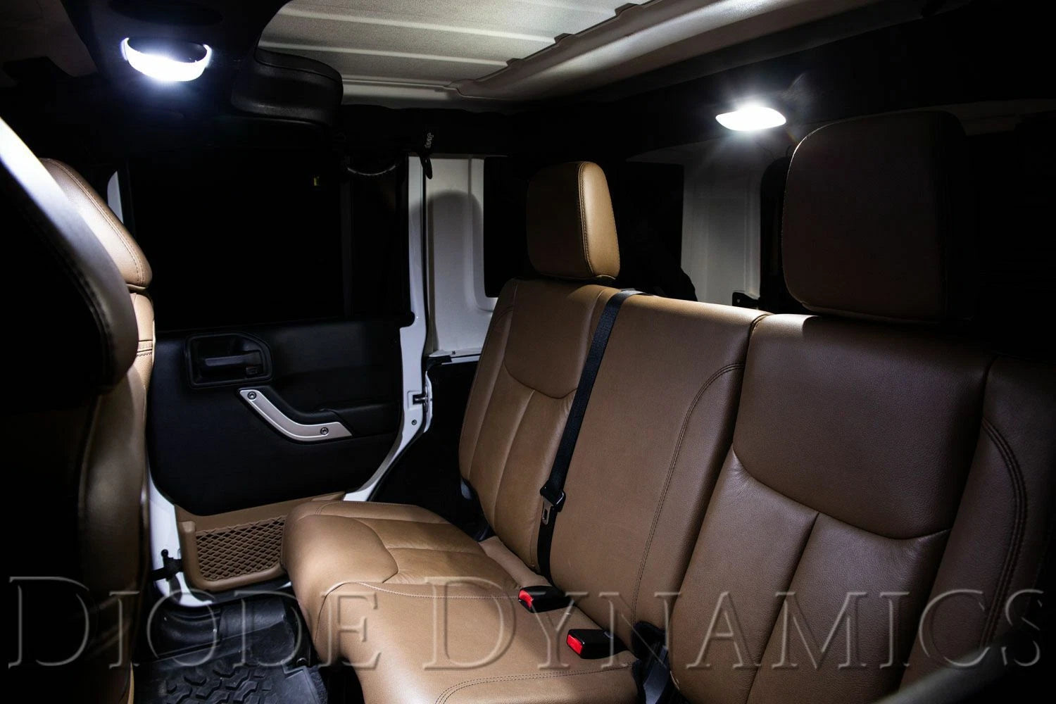 Interior White LED Light Kit for Jeep Wrangler JK (2007–2018)