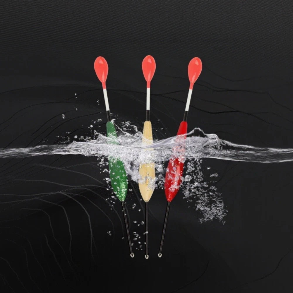 10 Pack Balsa Wood Fishing Floats - High Buoyancy for Long Distance Cast