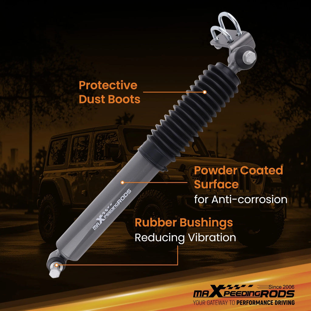 Steering Stabilizer for Jeep Wrangler JK Unlimited 2007–2018 (2WD/4WD)