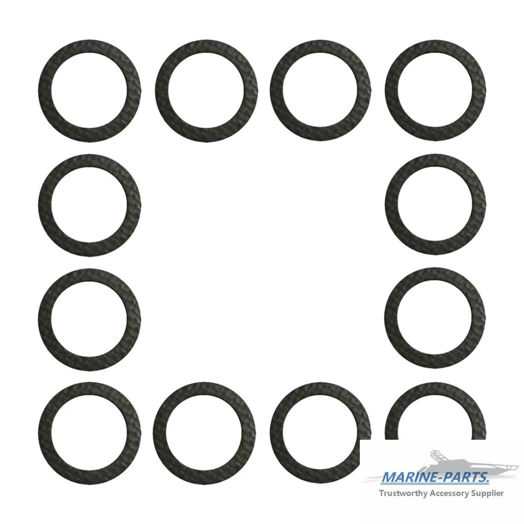 12pc Lower Gearcase Drain Gasket for Mercury MerCruiser (Replaces 12-19183, 18-2945)