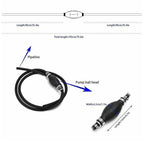 3/8" Fuel Hose Line Assembly with Primer Bulb for Marine Outboard Motors