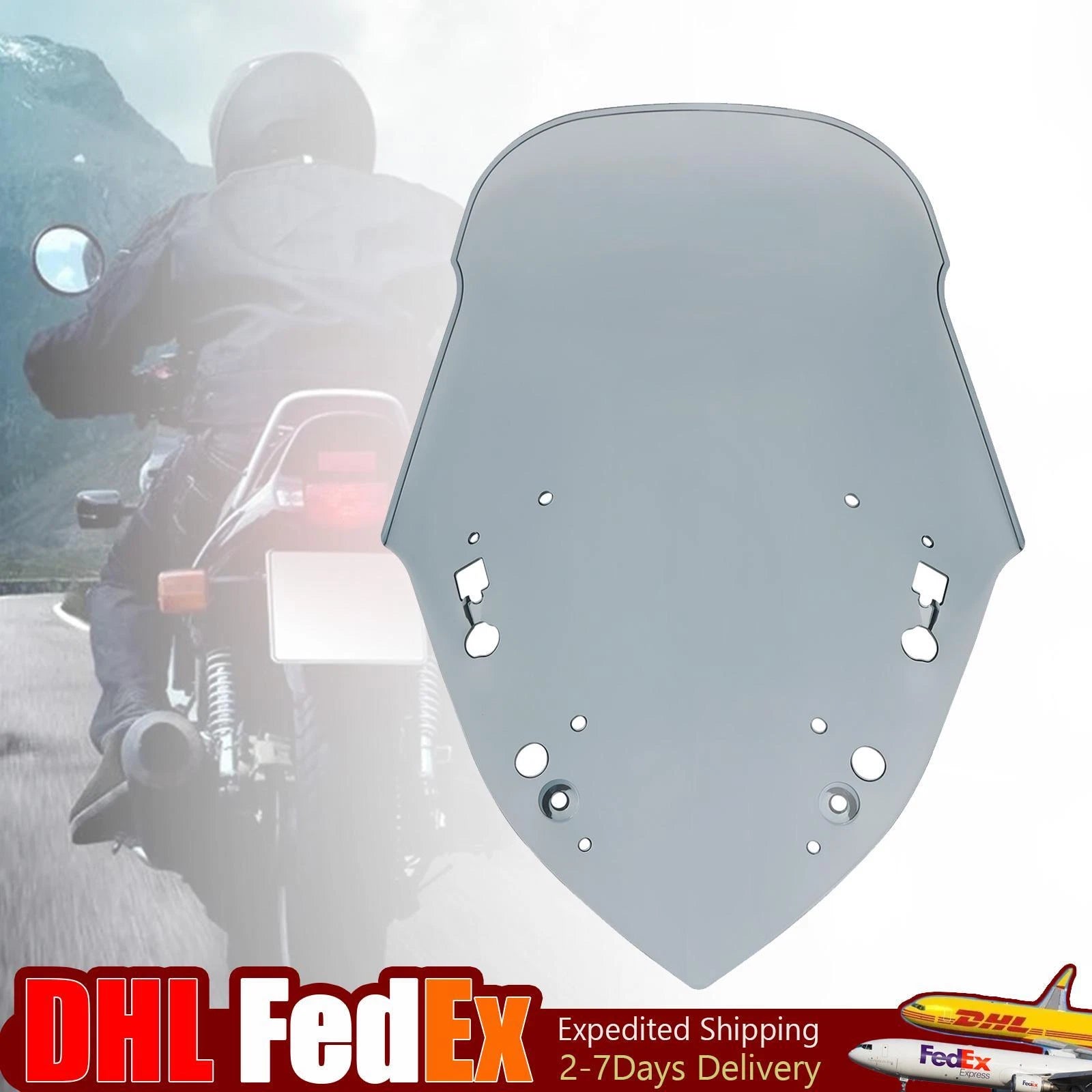 ABS Windshield for Yamaha X-MAX 300 (2017–2022) Gray