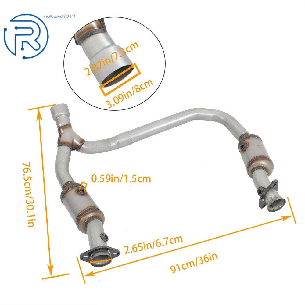Y Pipe Catalytic Converters for Dodge RAM 1500 (2006-2008)