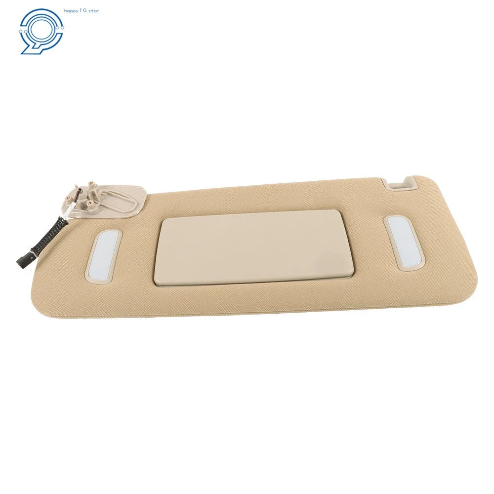 Driver Left Side Sun Visor for Silverado Sierra Tahoe Yukon (2007-2014) Beige