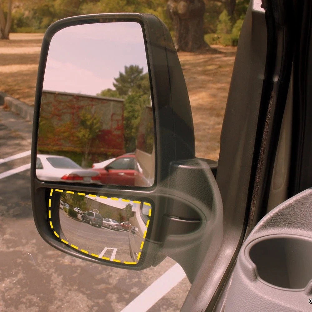 4X Mirror Glass Lower Convex for Ford Transit 150 250 HD (2015–2023)