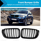 Front Bumper Kidney Grille for BMW X3 X4 F25 F26 (2014–2017)