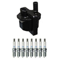 Denso Ignition Coil & 8 NGK Iridium Spark Plugs Kit for GMC 1500 K1500 Yukon (1999–2006)