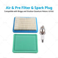 Air Filter & Spark Plug for Briggs and Stratton Quantum Motors (121700)