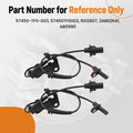 2X ABS Wheel Speed Sensor for Honda CR-Z (2011–2015) Fit (2009–2013)