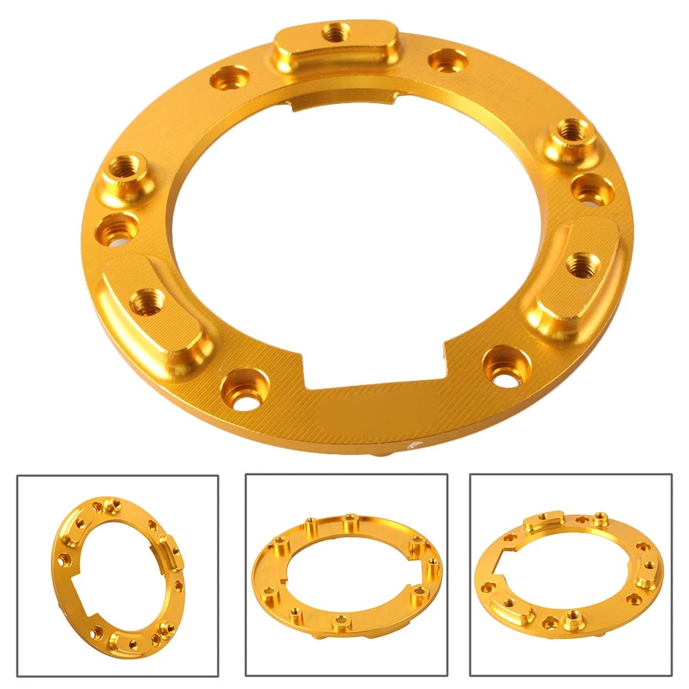 CNC Oil Seal Cap Mounting Brackets Set of 2 for BMW R1200GS (2013–2014) Gold