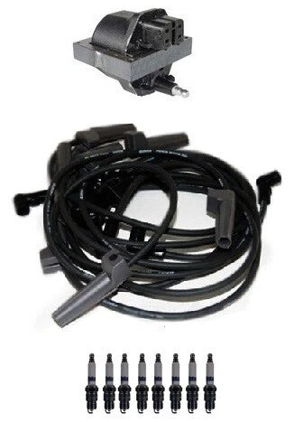 Ignition Wires & Spark Plugs Kit for GMC R2500 Suburban (1992–1999)