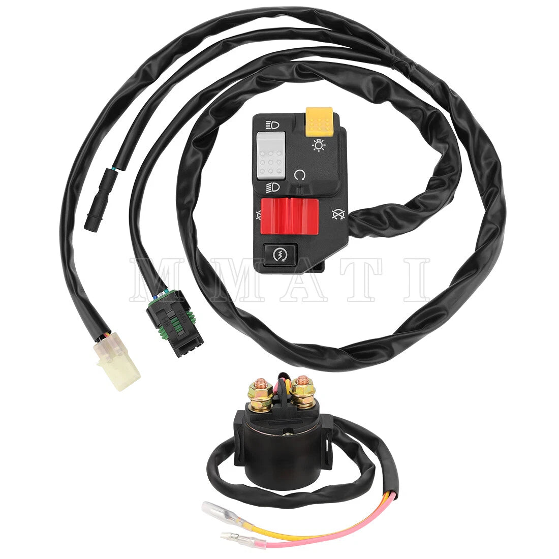 Handlebar Kill Switch & Starter Relay for Honda Sportrax 250 TRX250EX (2001–2005)