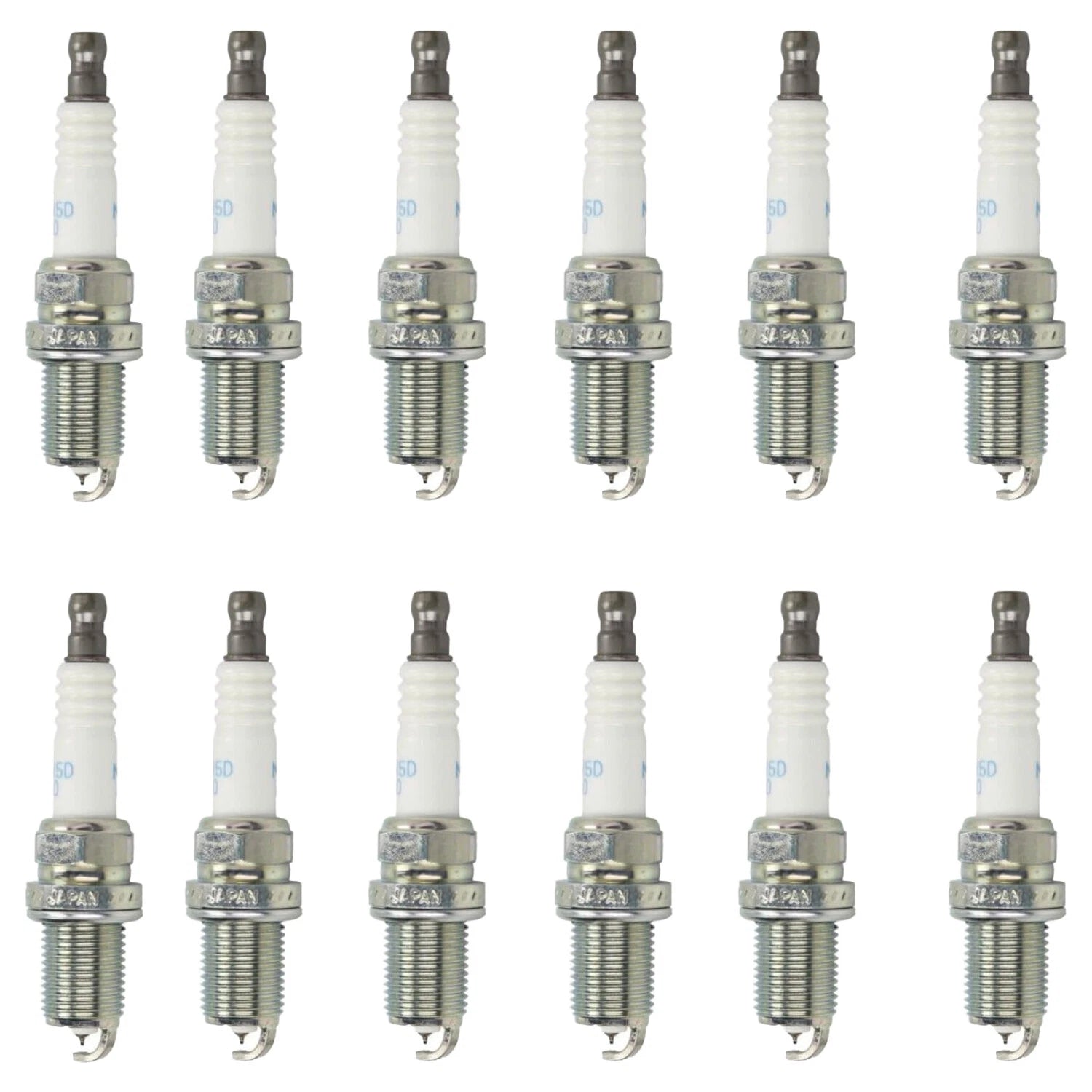 Set of 12 NGK Laser Iridium Spark Plugs for Mercedes W203 W140 C208 W210 V6 V12
