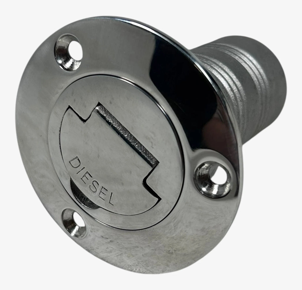 NRC&XRC Marine Boat Diesel Fuel Deck Filler with Keyless Cap 1.5"