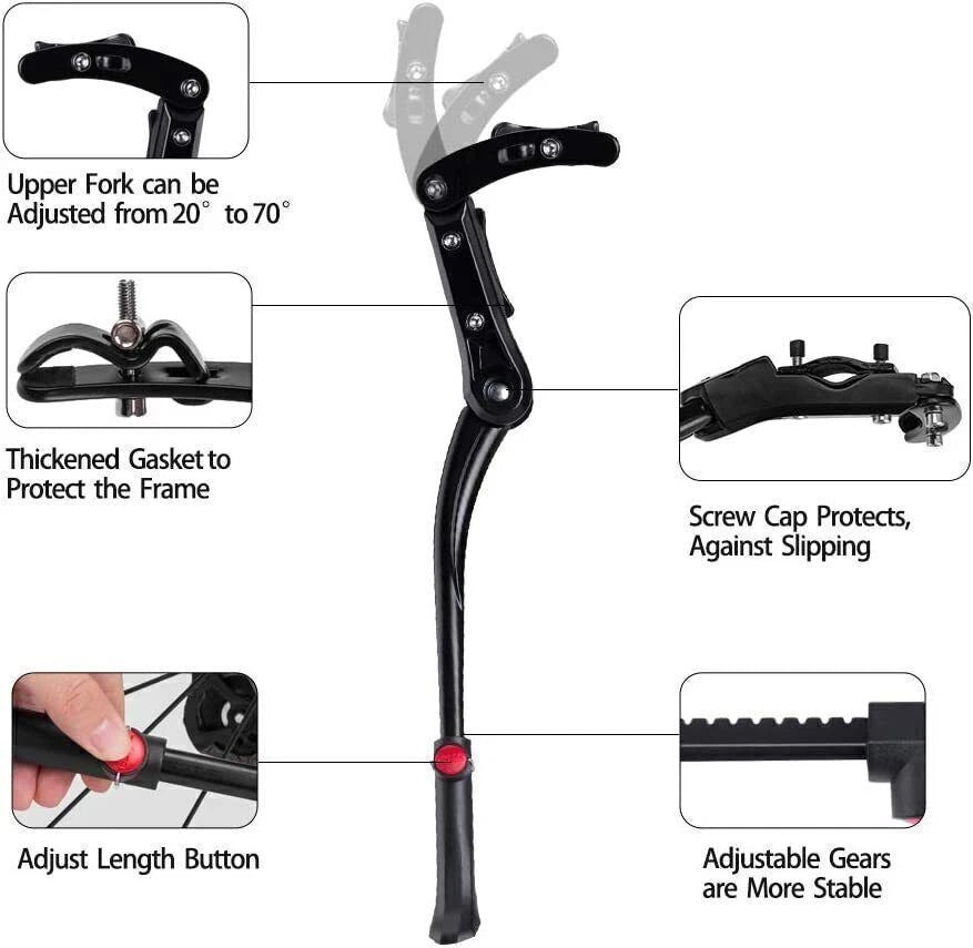 Bike Kickstand for Mountain Bike (27.5 inch to 29 inch)
