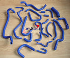 Silicone Radiator Hose for Nissan Silvia 180SX 200SX S13 CA18DET (89-94) 22pcs