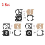 3X Carburetor Diaphragm Repair Kit for Chainsaw 38/45/52/58 (4500 5200 5800)