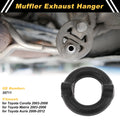 Muffler Exhaust Hanger for Toyota Corolla (2003–2008) No. 35711 Black 1 Pc