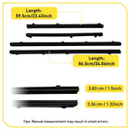 4Pcs Inner Door Glass Weatherstrip Set for Toyota 4Runner (2010–2024)