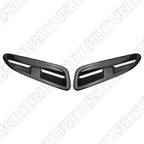 Front Bonnet Vent Outlet Cover Trim Black ABS for Jaguar XKR XK8 (2000-2009)