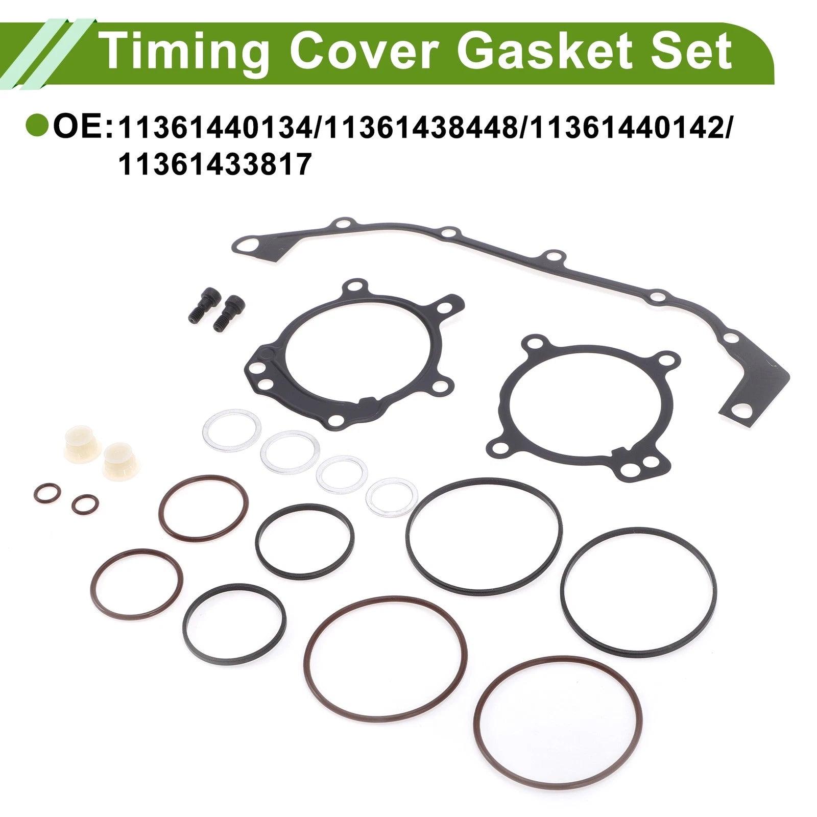 Timing Cover Gasket Set for BMW 325i 2.5L (2001–2005)