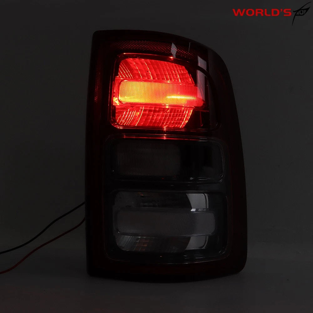 Tail Light for Dodge Ram 2500 3500 (2019–2022) Halogen Black Trim Right Side