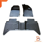 Premium 3D TPE All Weather Floor Mats for Isuzu D-Max Ute (2020-2025)