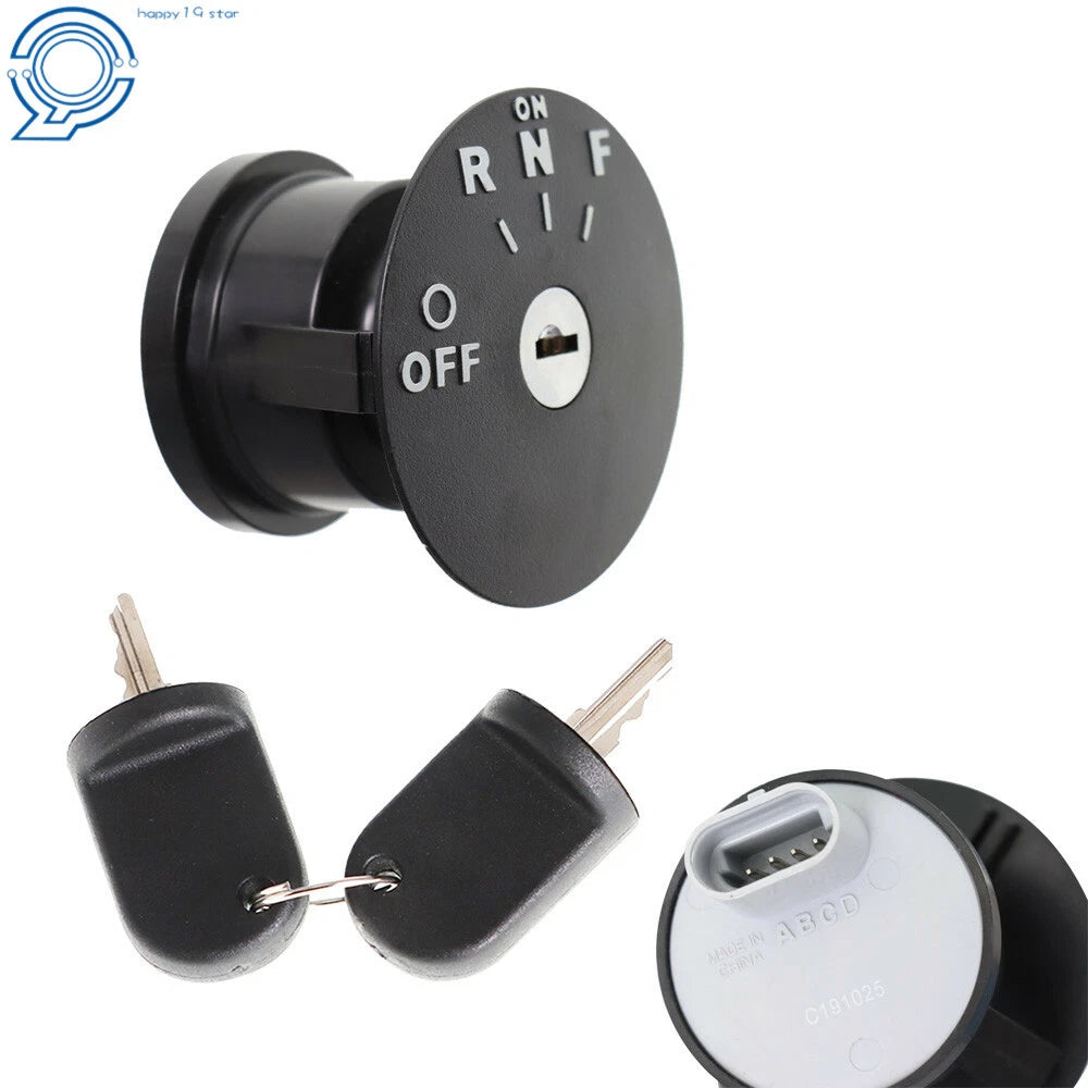 Key Switch for Ezgo RXV Electric Golf Cart (2008-Present) - 2 Keys