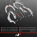 Set of 8 Front Control Arms & Sway Bars for BMW 535i 740i 550i GT