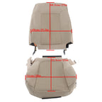 Driver Seat Cover Set for Ford F-150 (2009â2014) Cloth Adobe Tan