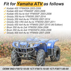 Front Brake Hose Line Pipe Kit for Yamaha Grizzly 450 4x4 YFM450 (2007–2010)