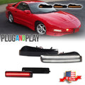 Set of 4 Smoke LED Bumper Signal & Side Markers for Pontiac Firebird (1993–1997)