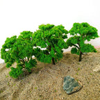 10pc Banyan Trees for Train Railway Garden Park Scenery (1:75-1:100)