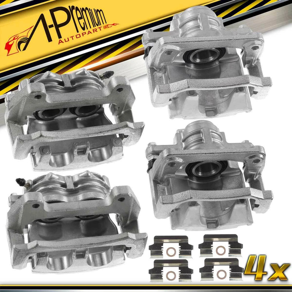 4x Front & Rear Brake Caliper with Bracket for Pontiac G8 (2008–2009)