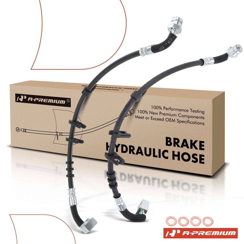 2X Brake Hydraulic Hose Front for Ford E-150 E-350 Super Duty (2005–2007)
