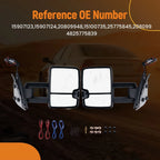 Power Towing Mirror for Sierra 2500/3500 HD (2007–2014) 20809948