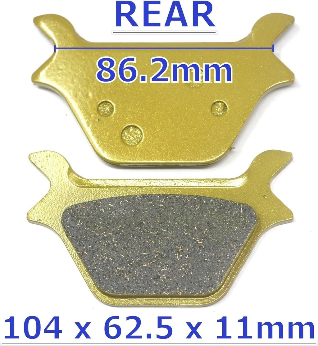 Brake Pads for Harley Davidson Softail FXST FLST Fatboy FLSTF (1990–2023)