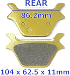 Brake Pads for Harley Davidson Softail FXST FLST Fatboy FLSTF (1990–2023)