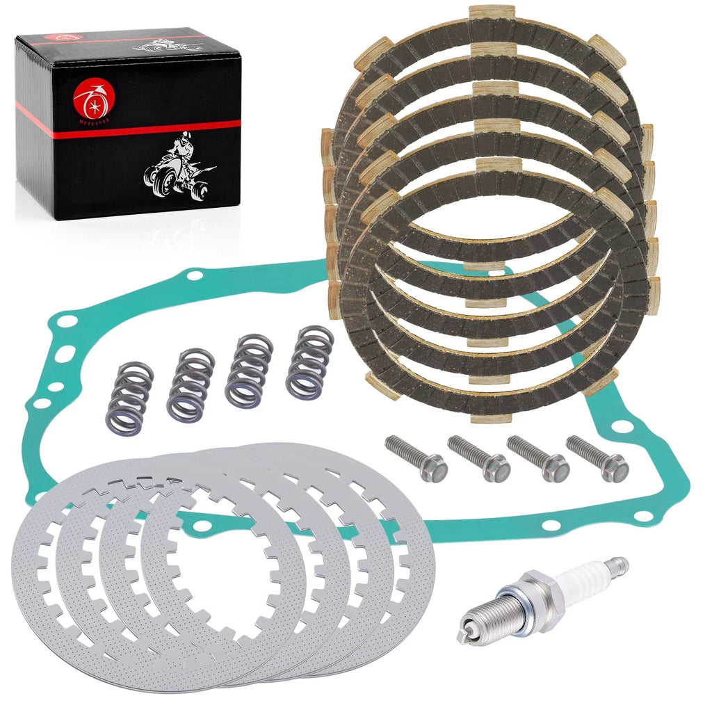 Clutch Friction Steel Plates Kit w/ Gasket for Honda XR200R (1981–2002)