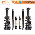 Front Strut Assemblies + Rear Shocks + Sway Bars for GMC Sierra 1500 (2007–2013)