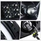 Full LED Projector Fog Lights for Ram 1500 (2013–2024) - Clear Lens, Bezels