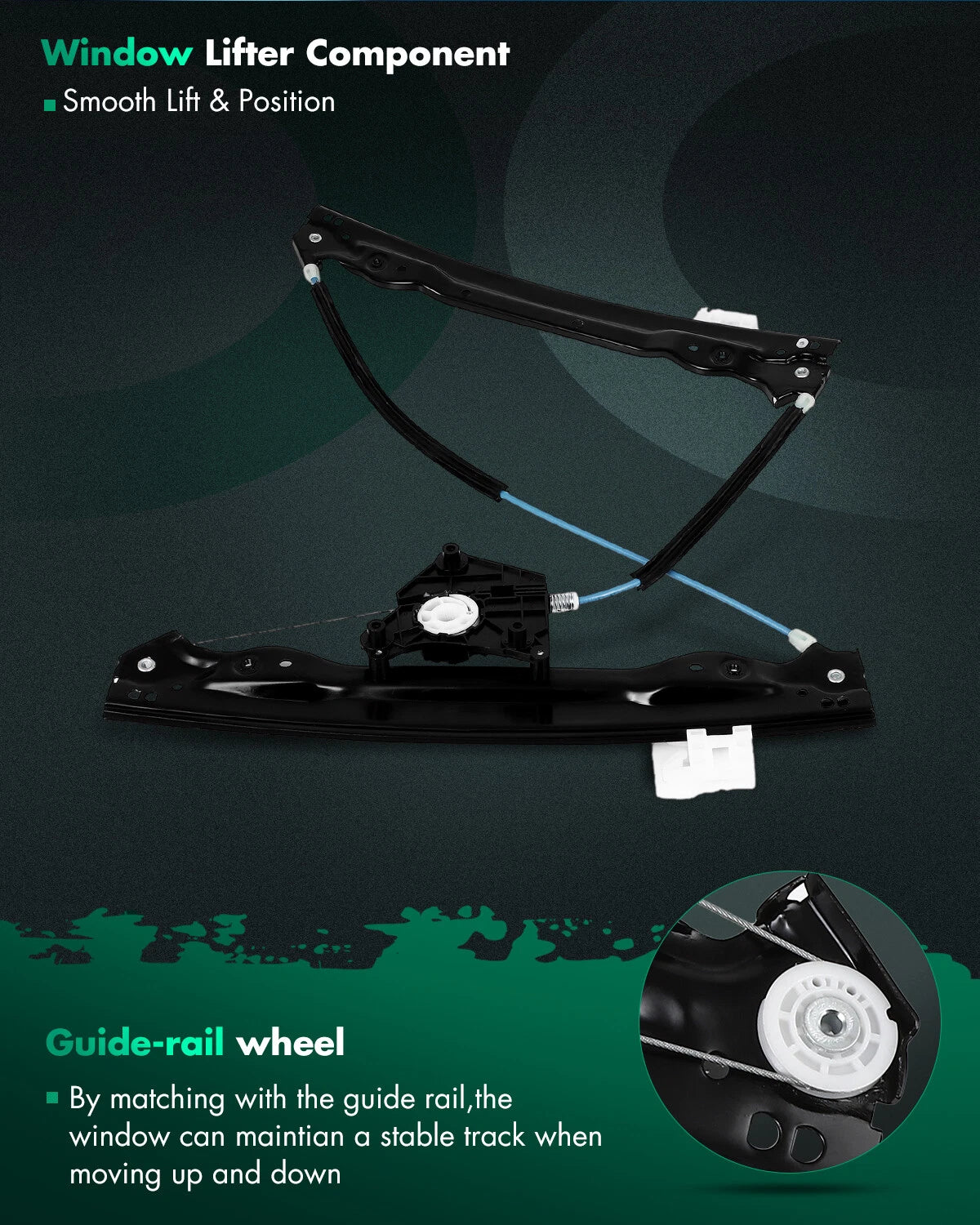 Window Lift Regulator for Chrysler Sebring Sedan (2007–2010) Front Right